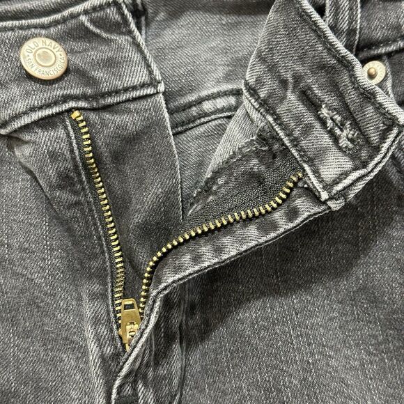 Old Navy Boyfriend Women's 14 Mid Rise Jeans Gray Denim 26" Inseam - Picture 6 of 16